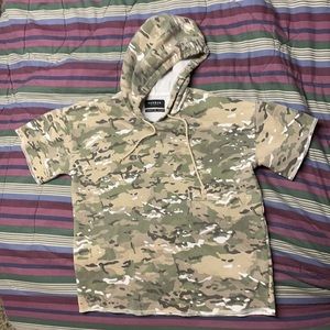 Short sleeve hoodie